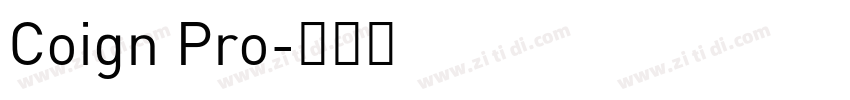 Coign Pro字体转换